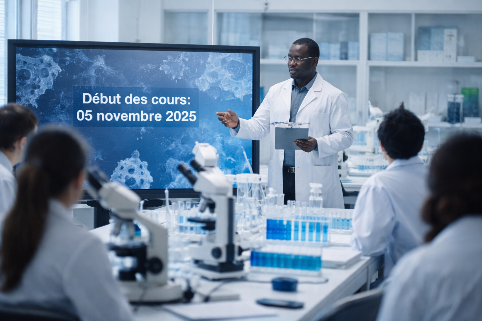 Début des cours du Master Microbiologie & Immunologie – Année académique 2025–2026